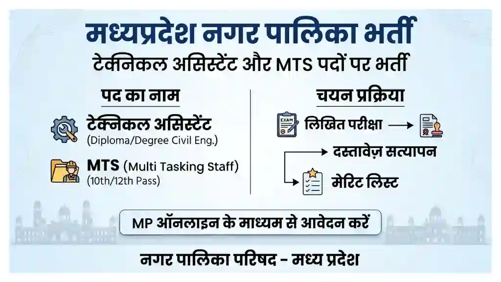 MP Nagar Palika Vacancy